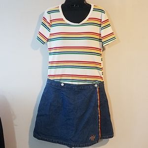 Route 66 🌈 Skort size 13/14 W/Rue 21 shirt